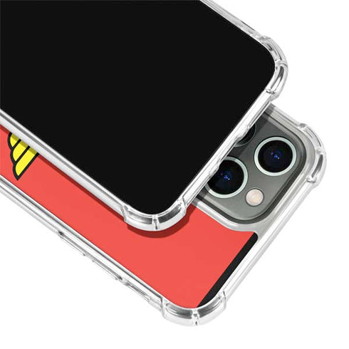 DC Comics Wonder Woman Classic Logo iPhone 14 Pro Clear Case